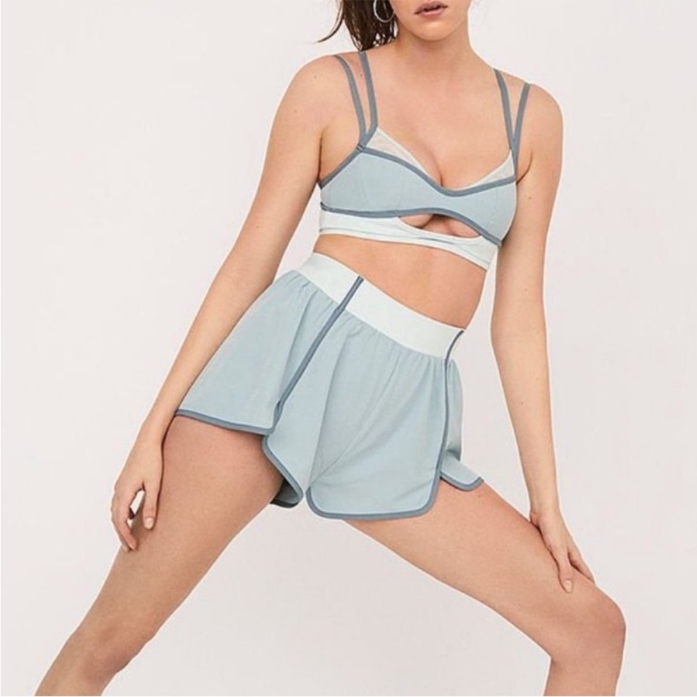 NWT Women's Athletic Shorts in Light Green